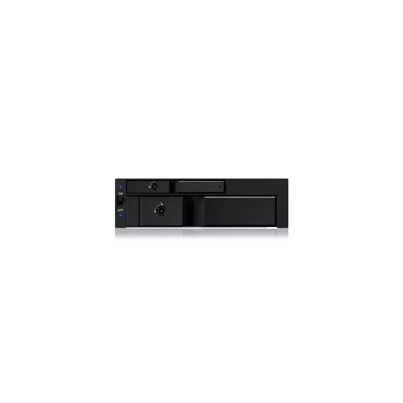 ICY BOX IB-173SSK 2 baías de troca rápida para 1x 2,5 e 1x 3,5 discos SATA/SAS