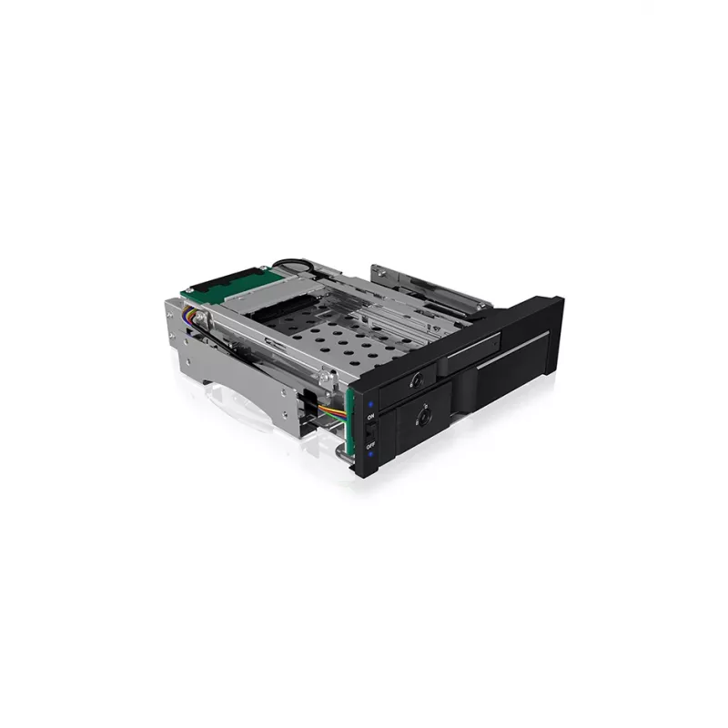 ICY BOX IB-173SSK 2 baías de troca rápida para 1x 2,5 e 1x 3,5 discos SATA/SAS