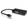 ICY BOX IB-AC1032 Mini DisplayPort DVI-D + VGA (D-Sub) + HDMI preto
