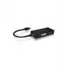 ICY BOX IB-AC1032 Mini DisplayPort DVI-D + VGA (D-Sub) + HDMI preto