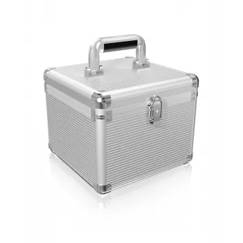 Mala ICY BOX IB-AC628 metal, plástico prateado
