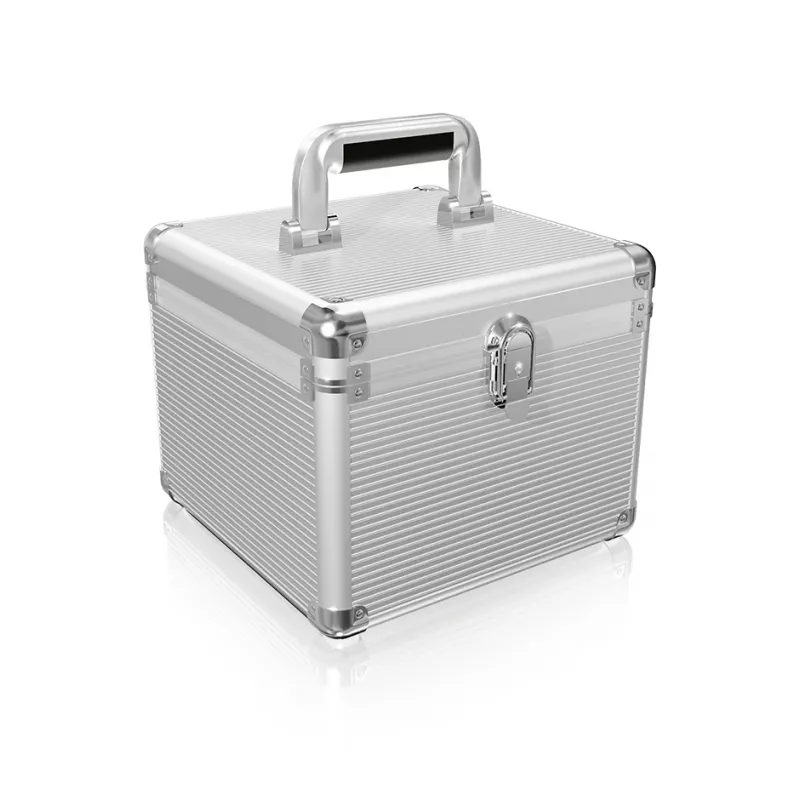 Mala ICY BOX IB-AC628 metal, plástico prateado