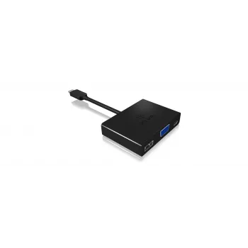 Adaptador multiporta USB-C para VGA ICY BOX IB-DK4032-CPD