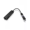 ICY BOX IB-HUB1439-LAN com fios USB 3.2 Gen 1 (3.1 Gen 1) Type-A preto