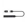 ICY BOX IB-HUB1439-LAN com fios USB 3.2 Gen 1 (3.1 Gen 1) Type-A preto