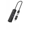 ICY BOX IB-HUB1439-LAN com fios USB 3.2 Gen 1 (3.1 Gen 1) Type-A preto