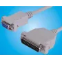 Cabo série Microconnect IBM029-2 cinzento 1,8 m DB25 DB9