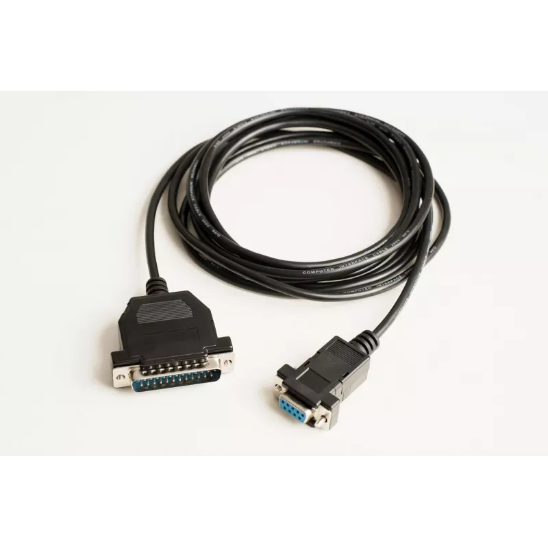 Cabo série Microconnect IBM029B-1,8 preto 1,8 m DB-9 DB-25
