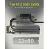 Dissipador/arrefecedor para unidade de estado sólido ICY BOX IB-M2HSF-705 3 cm prateado 1 unid.