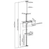 Suporte/suporte de TV Techly ICA-TR32 177,8 cm (70 polegadas) prateado