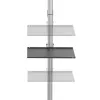 Suporte/suporte de TV Techly ICA-TR32 177,8 cm (70 polegadas) prateado