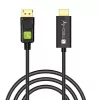 Cabo conversor Techly 1m DisplayPort para HDMI 1.2 4K ICOC DSP-H12-010