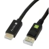 Cabo conversor Techly 2m DisplayPort para HDMI 1.2 4K ICOC DSP-H12-020