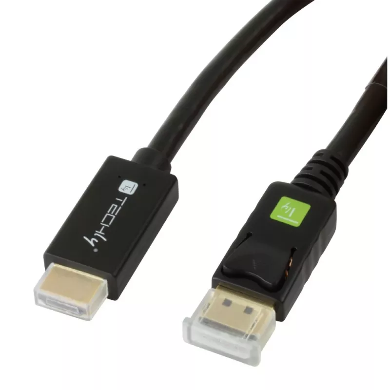 Cabo conversor Techly 2m DisplayPort para HDMI 1.2 4K ICOC DSP-H12-020