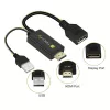 Techly ICOC-HDMI-DP12A adaptador de HDMI para DisplayPort com alimentação USB, 4K 30 Hz