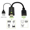 Techly ICOC-HDMI-DP12A adaptador de HDMI para DisplayPort com alimentação USB, 4K 30 Hz