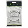 Cabo USB Techly ICOC-MU4-40G240W1 USB4 Gen 3x2 1 m USB C branco