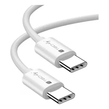 Cabo USB Techly ICOC-MU4-40G240W1 USB4 Gen 3x2 1 m USB C branco