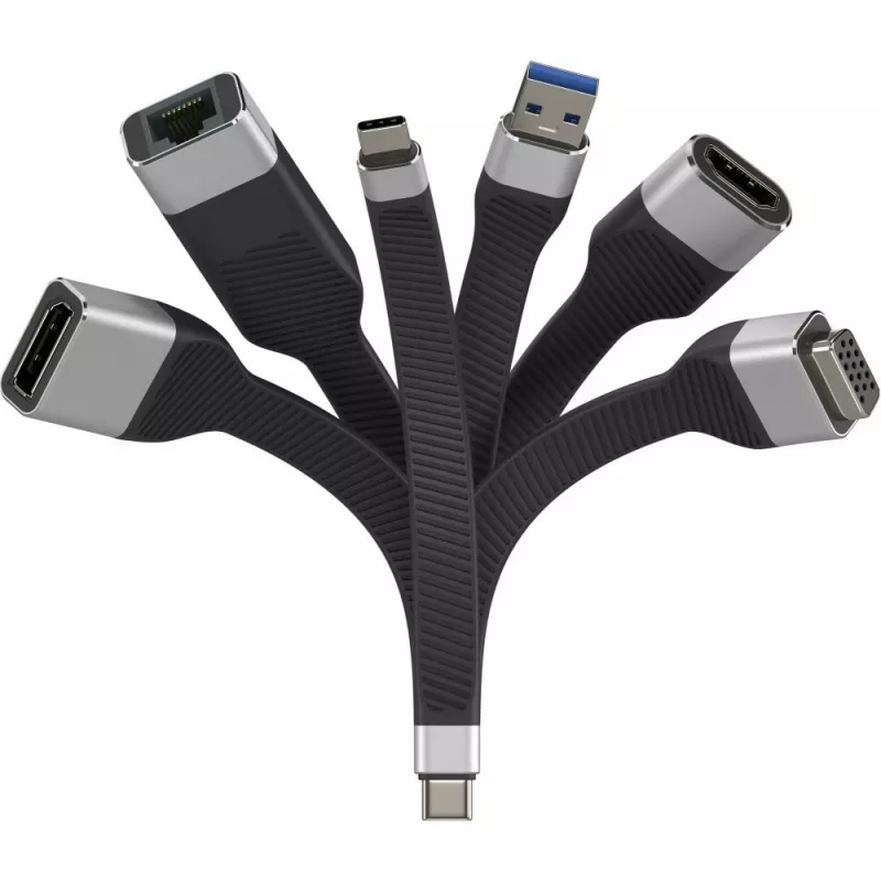 Adaptador de cabo de vídeo Techly ICOC-USBC-VGA 0,12 m USB Type-C VGA (D-Sub)