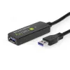 Cabo USB Techly ICUR30100G USB 3.2 Gen 1 (3.1 Gen 1) 10 m USB A preto