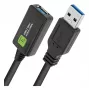 Cabo USB Techly ICUR3050G USB 3.2 Gen 1 (3.1 Gen 1) 5 m USB A preto