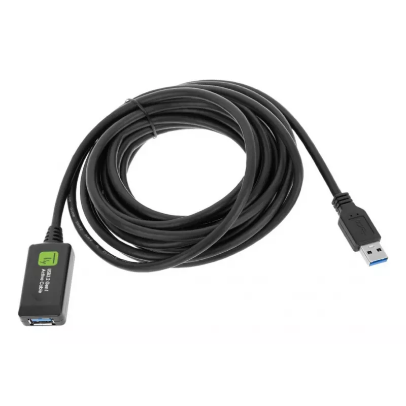 Cabo USB Techly ICUR3050G USB 3.2 Gen 1 (3.1 Gen 1) 5 m USB A preto