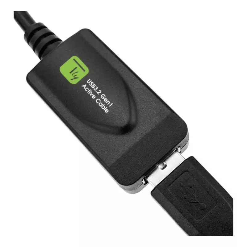 Cabo USB Techly ICUR3050G USB 3.2 Gen 1 (3.1 Gen 1) 5 m USB A preto