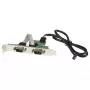 Adaptador StarTech.com 61 cm interno de header USB da motherboard para 2 portas série RS232
