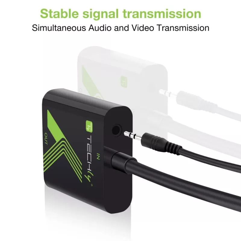 Adaptador conversor de cabo Techly HDMI para VGA com áudio IDATA HDMI-VGA2A