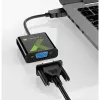 Adaptador conversor de cabo Techly HDMI para VGA com áudio IDATA HDMI-VGA2A