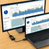 Adaptador conversor de cabo Techly HDMI para VGA com áudio IDATA HDMI-VGA2A