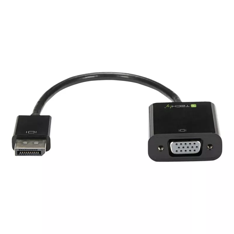 Adaptador conversor de cabo Techly HDMI para VGA com Micro USB e áudio IDATA HDMI-VGA2AU