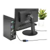 Adaptador conversor de cabo Techly HDMI para VGA com Micro USB e áudio IDATA HDMI-VGA2AU