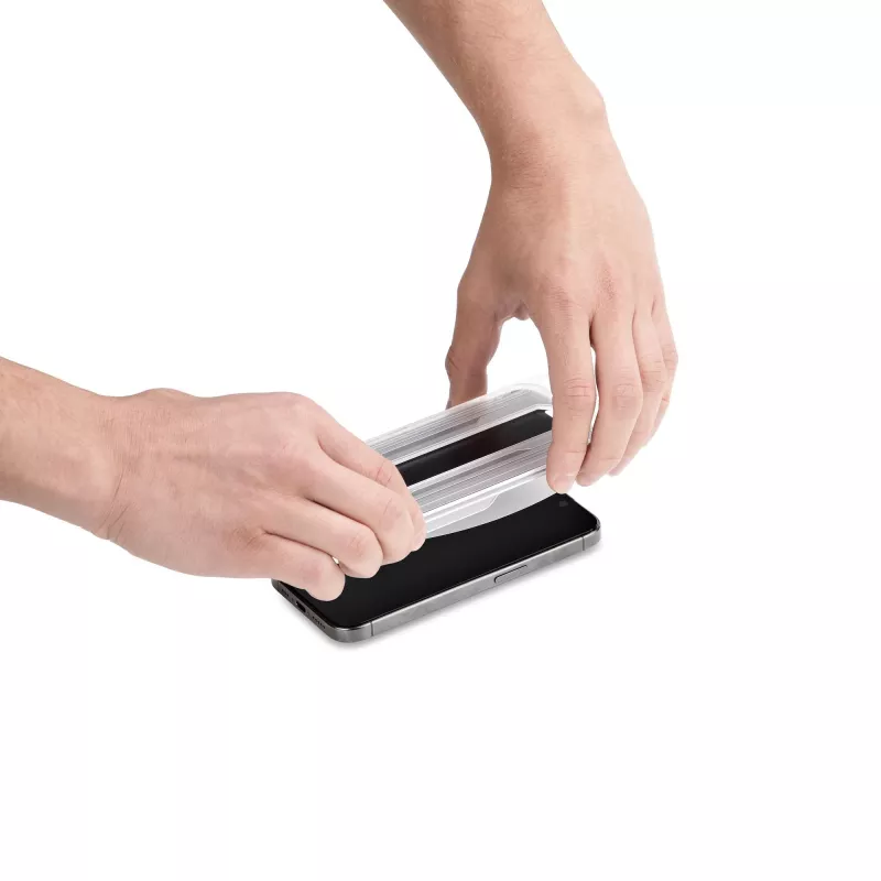 StarTech.com IP15T-PRIVACY-SCREEN película de privacidade de 4 vias para iPhone 15, vidro temperado, adesiva, preta