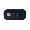 Techly IUSB3-HUB3-ROTB hub de interface USB 3.2 Gen 1 (3.1 Gen 1) Type-A 5000 Mbit/s preto