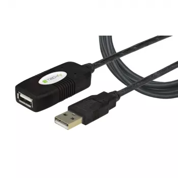 Techly cabo de extensão ativo USB 2.0 Hi-Speed 10m IUSB-REP10TY