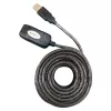 Techly cabo de extensão ativo USB 2.0 Hi-Speed 10m IUSB-REP10TY