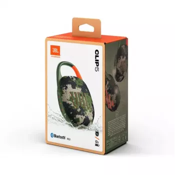 Altifalante portátil mono JBL Clip 5 camuflagem