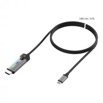j5create JCC157-N cabo USB-C para HDMI 2.1 8K 1,79 m
