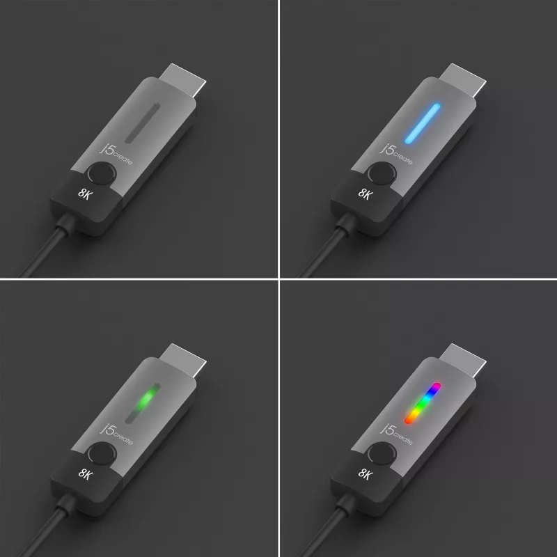 j5create JCC157-N cabo USB-C para HDMI 2.1 8K 1,79 m
