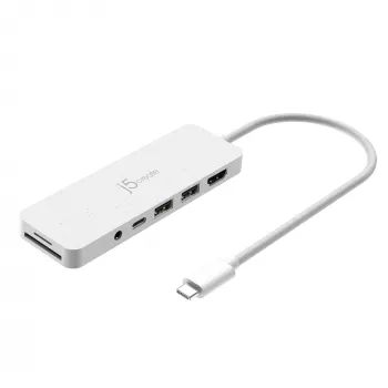j5create JCD373EW - hub multi-portas USB-C® com Power Delivery