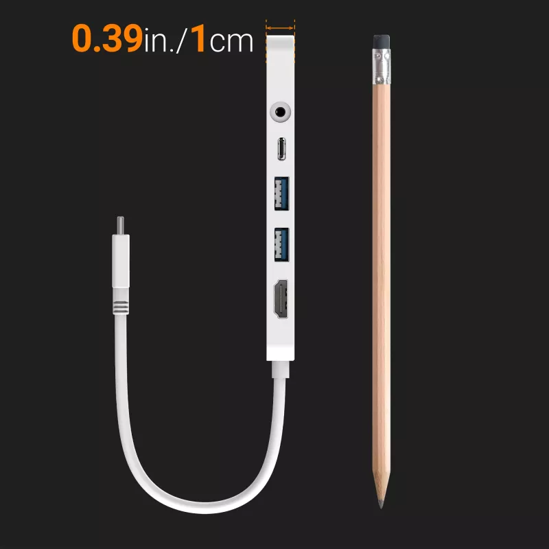 Adaptador múltiplo USB-C j5create JCD373-N 60W Power Delivery 4K
