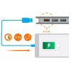 j5create JCD383 adaptador múltiplo USB-C™ 9 em 1, prateado e branco