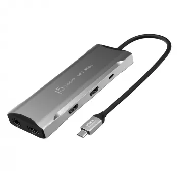 j5create JCD397-N dock mini multi-monitor 4K60 Elite USB-C com fio USB 3.2 Gen 1
