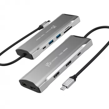 j5create JCD397-N dock mini multi-monitor 4K60 Elite USB-C com fio USB 3.2 Gen 1