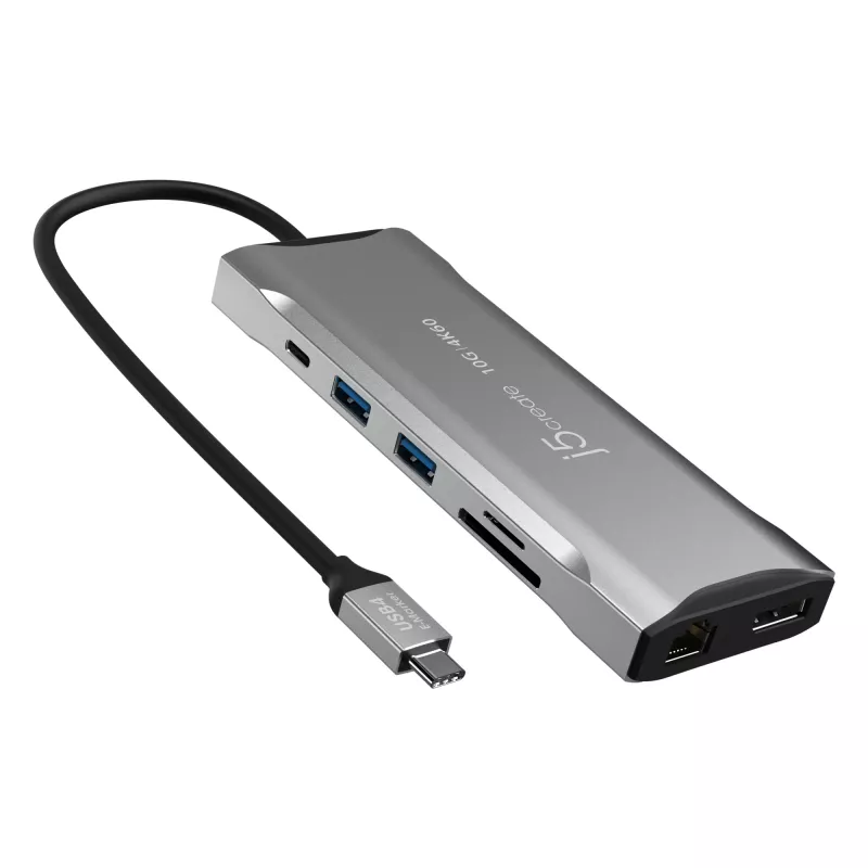 j5create JCD397-N dock mini multi-monitor 4K60 Elite USB-C com fio USB 3.2 Gen 1
