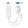j5create JDA214 adaptador de vídeo-áudio VGA para HDMI branco 0,176 m