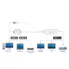 j5create JDA214 adaptador de vídeo-áudio VGA para HDMI branco 0,176 m