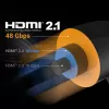 j5create JDC53 cabo HDMI™ Ultra High Speed 8K UHD, preto e cinzento, 2 m