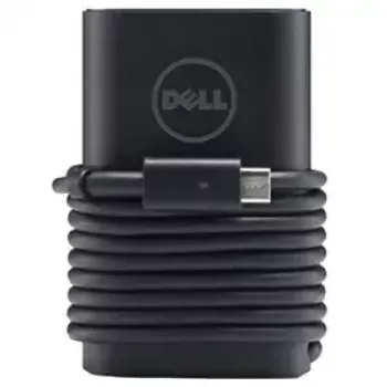Fonte de alimentação Dell JJV9D 65W com USB — alimentação de 65 W para portáteis Dell com saída USB